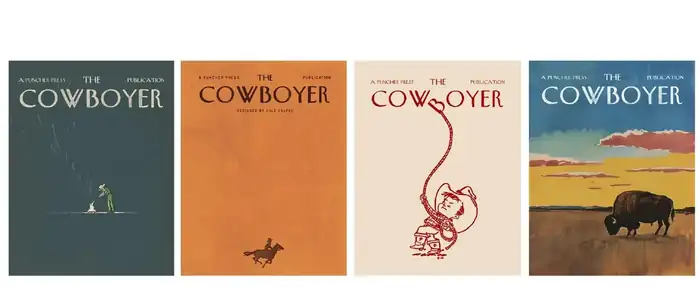 Cover studies for The Cowboyer